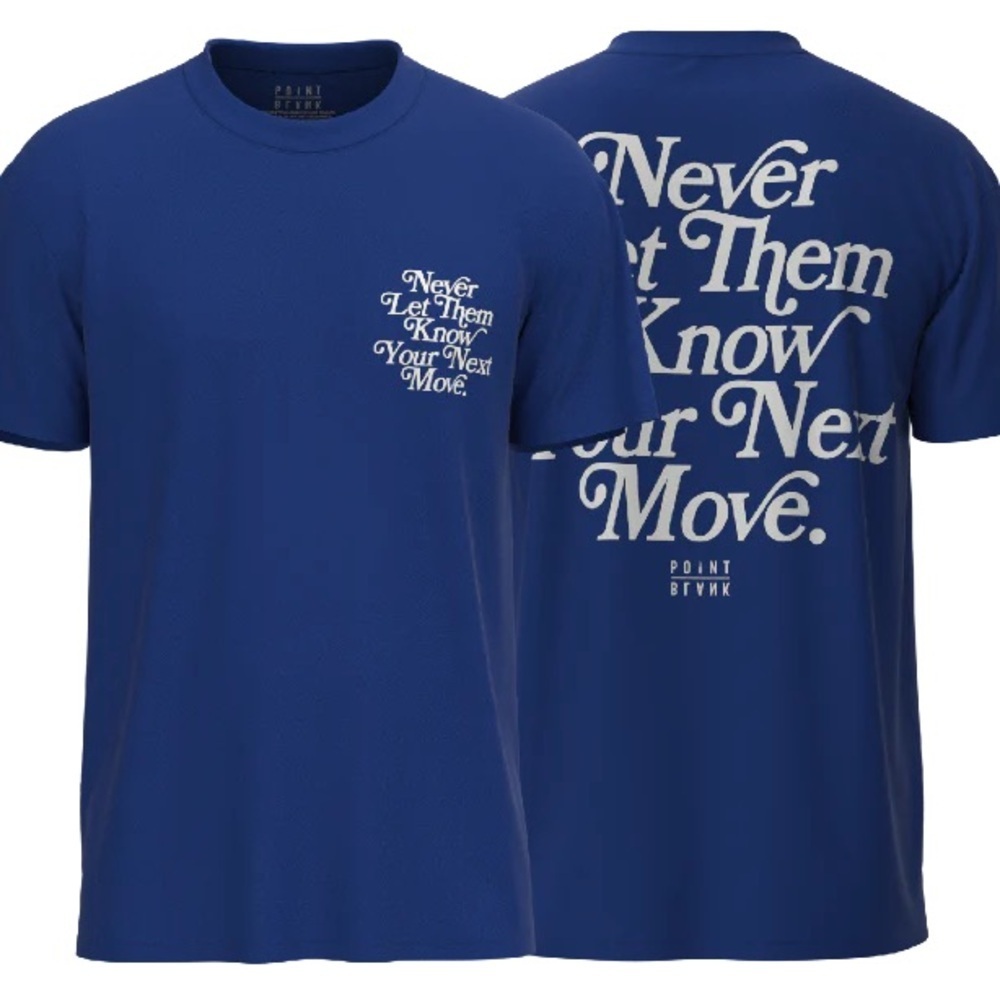 Sz Various never let them know Blue Graphic T-Shirt for Men